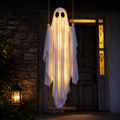 Hanging Swing Ghost Decoration