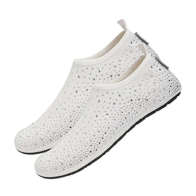 Rhinestone-Embellished Barefoot Water Shoes