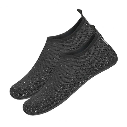 Rhinestone-Embellished Barefoot Water Shoes