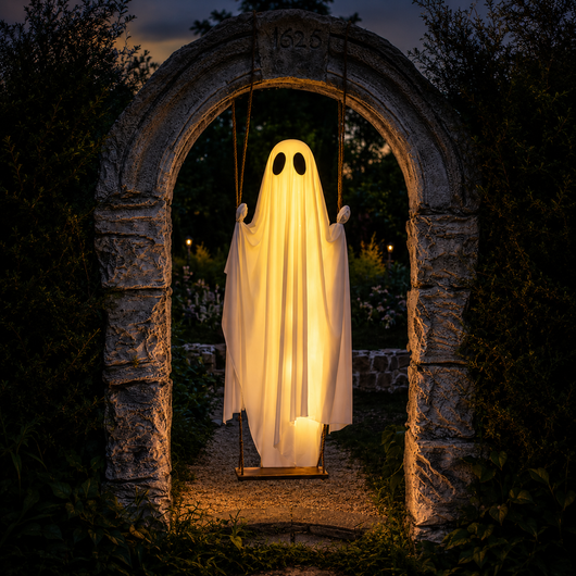 Hanging Swing Ghost Decoration