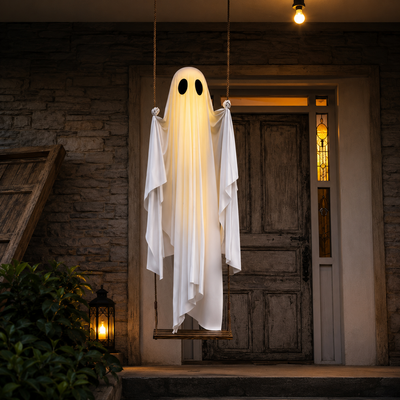 Hanging Swing Ghost Decoration